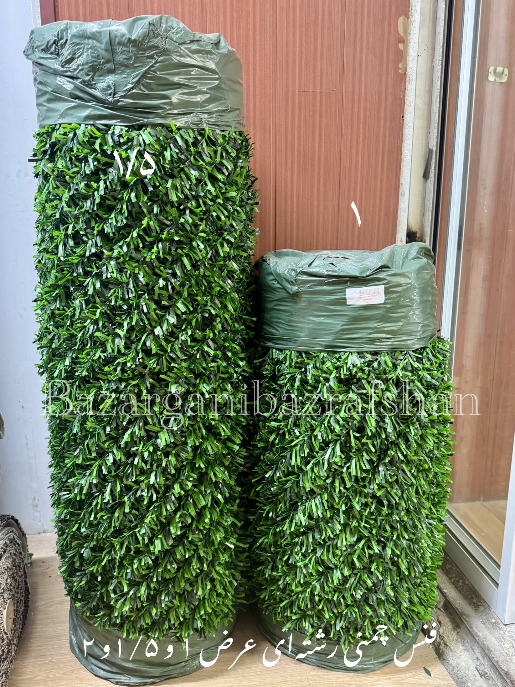 فنس چمنی طرح رشته‌ای عرض ۱
